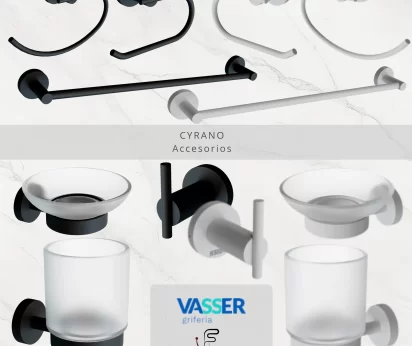 Accesorios Cyrano Blanco y Negro - Vasser