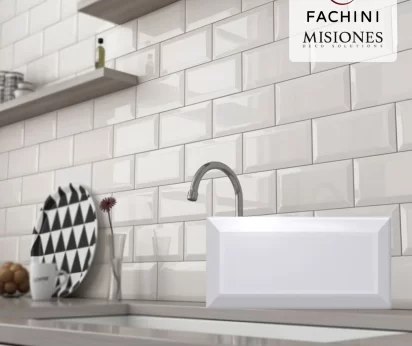 Beveled Subway Bianco - Misiones